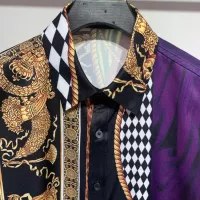 $41.00 USD Versace Shirts Long Sleeved For Men #1340463
