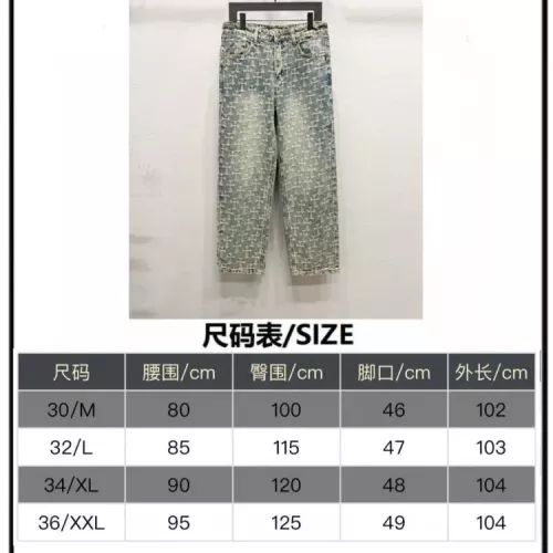 Replica Chrome Hearts Jeans For Unisex #1341506 $52.00 USD for Wholesale