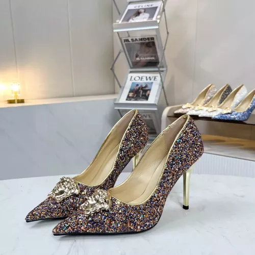 Replica Versace High-Heeled Shoes For Women #1341724 $82.00 USD for Wholesale