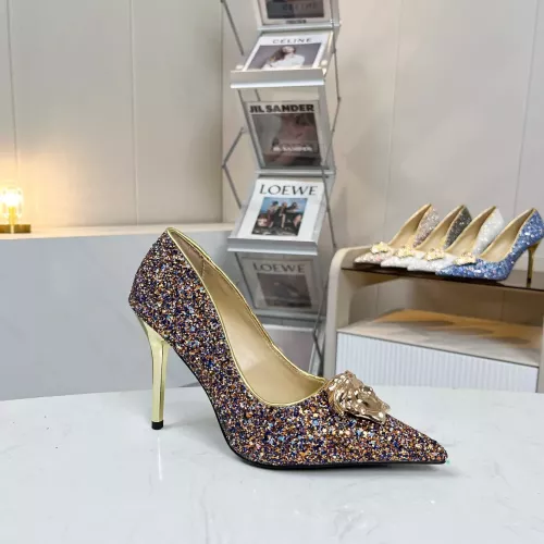 Replica Versace High-Heeled Shoes For Women #1341724 $82.00 USD for Wholesale