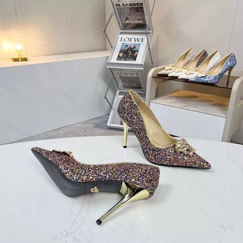 Replica Versace High-Heeled Shoes For Women #1341724 $82.00 USD for Wholesale