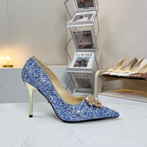 Replica Versace High-Heeled Shoes For Women #1341725 $82.00 USD for Wholesale