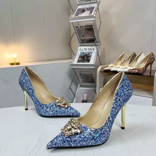 Replica Versace High-Heeled Shoes For Women #1341725 $82.00 USD for Wholesale