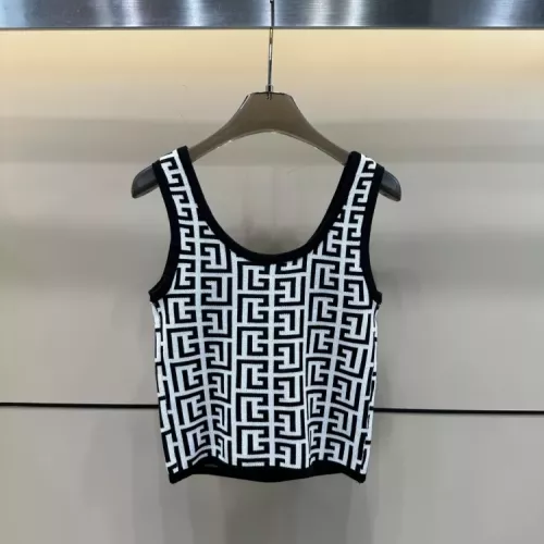 Replica Balmain T-Shirts Sleeveless For Women #1341990 $60.00 USD for Wholesale