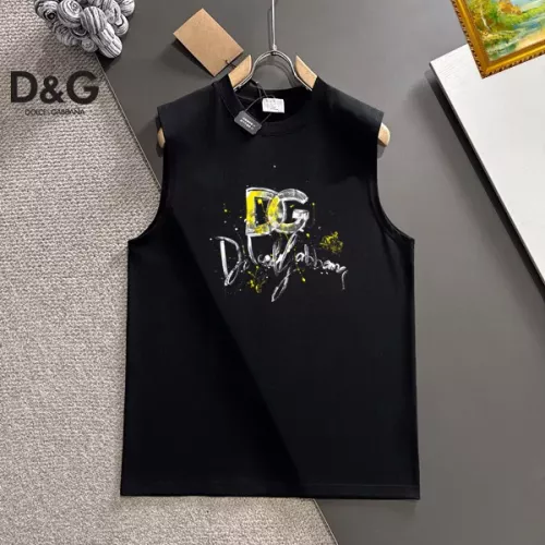 Dolce &amp; Gabbana D&amp;G T-Shirts Sleeveless For Unisex #1342005, $25.00 USD, [ITEM#1342005], Dolce &amp; Gabbana D&amp;G T-Shirts