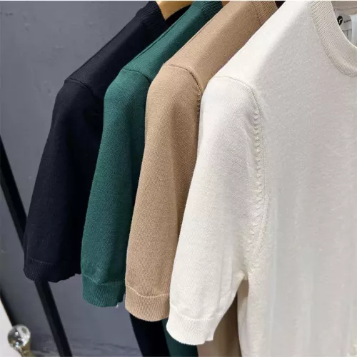 Replica Thom Browne TB T-Shirts Short Sleeved For Men #1342034 $42.00 USD for Wholesale