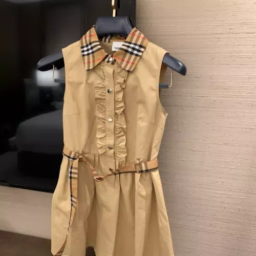 Replica Burberry Dresses Sleeveless For Women #1342129 $96.00 USD for Wholesale