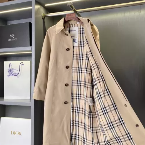 Replica Burberry Trench Coat Long Sleeved For Women #1342295 $195.00 USD for Wholesale