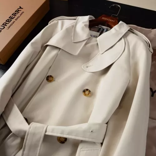 Replica Burberry Trench Coat Long Sleeved For Women #1342307 $210.00 USD for Wholesale