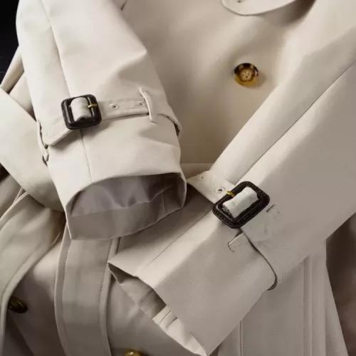 Replica Burberry Trench Coat Long Sleeved For Women #1342307 $210.00 USD for Wholesale