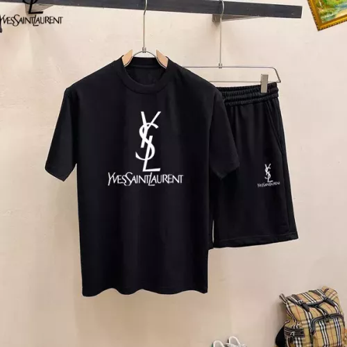 Yves Saint Laurent YSL Tracksuits Short Sleeved For Men #1343122, $48.00 USD, [ITEM#1343122], Yves Saint Laurent YSL Tracksuits