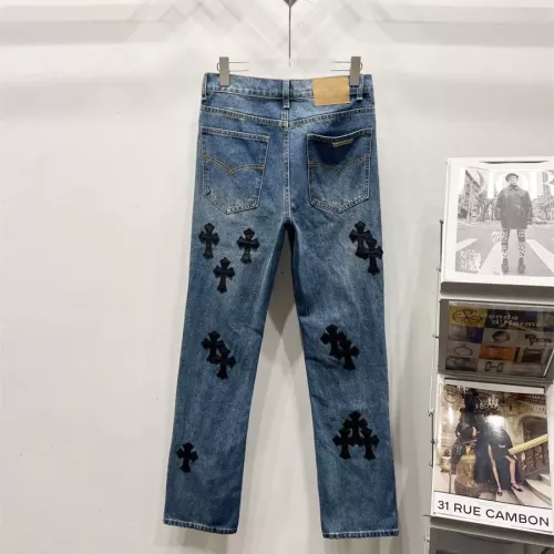 Replica Chrome Hearts Jeans For Men #1343541 $60.00 USD for Wholesale