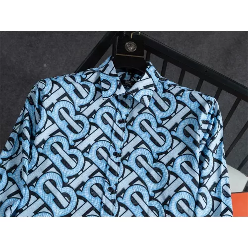 Replica Burberry Shirts Long Sleeved For Men #1343572 $38.00 USD for Wholesale