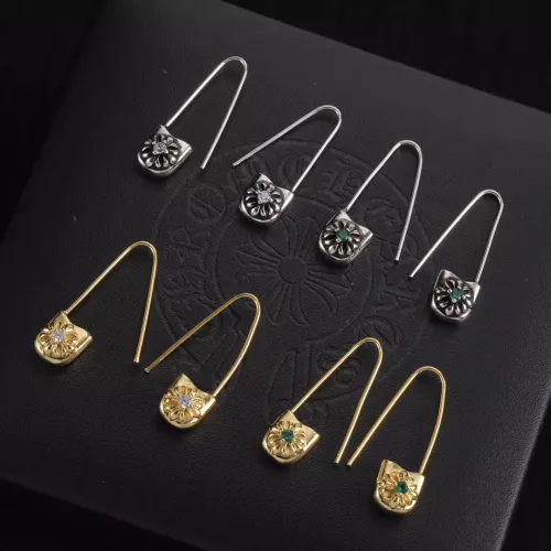 Replica Chrome Hearts Earrings #1344054 $32.00 USD for Wholesale