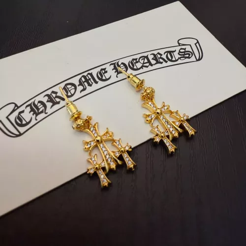 Replica Chrome Hearts Earrings #1345198 $32.00 USD for Wholesale