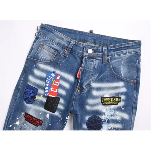 Replica Dsquared Jeans For Men #1346756 $48.00 USD for Wholesale