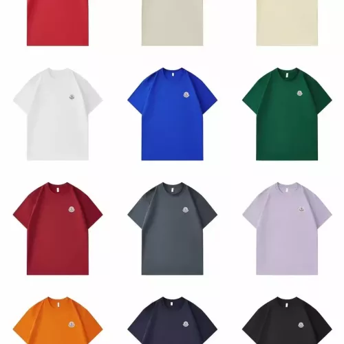 Replica Moncler T-Shirts Short Sleeved For Unisex #1346880 $32.00 USD for Wholesale