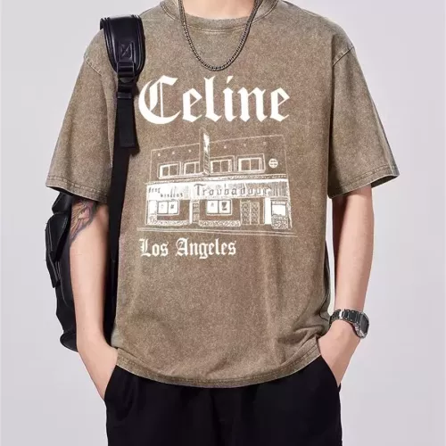 Celine T-Shirts Short Sleeved For Men #1347006, $45.00 USD, [ITEM#1347006], Celine T-Shirts