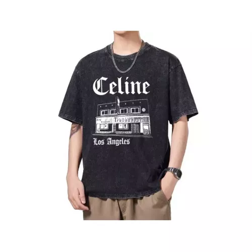 Celine T-Shirts Short Sleeved For Men #1347009