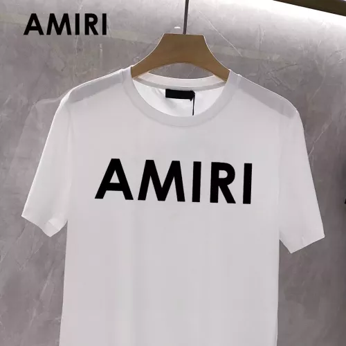 Replica Amiri T-Shirts Short Sleeved For Unisex #1347129 $25.00 USD for Wholesale