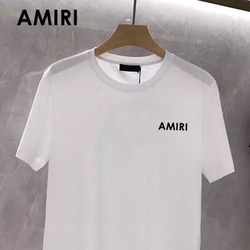 Replica Amiri T-Shirts Short Sleeved For Unisex #1347131 $25.00 USD for Wholesale