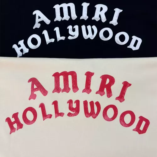 Replica Amiri T-Shirts Short Sleeved For Unisex #1347138 $32.00 USD for Wholesale