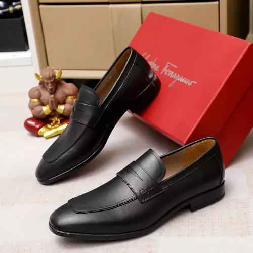 Salvatore Ferragamo Leather Shoes For Men #1347525