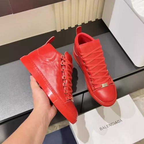 Replica Balenciaga High Tops Shoes For Men #1348665 $92.00 USD for Wholesale