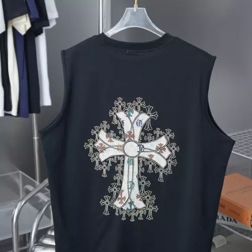 Replica Chrome Hearts T-Shirts Sleeveless For Unisex #1348770 $36.00 USD for Wholesale