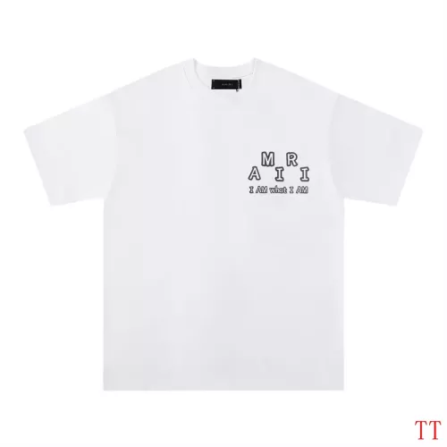 Replica Amiri T-Shirts Short Sleeved For Unisex #1350208 $29.00 USD for Wholesale