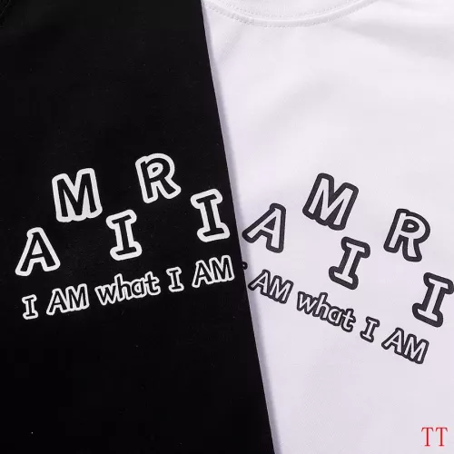 Replica Amiri T-Shirts Short Sleeved For Unisex #1350208 $29.00 USD for Wholesale