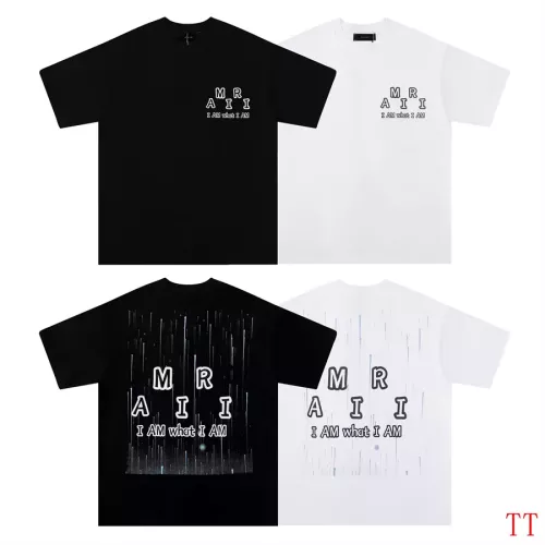 Replica Amiri T-Shirts Short Sleeved For Unisex #1350209 $29.00 USD for Wholesale