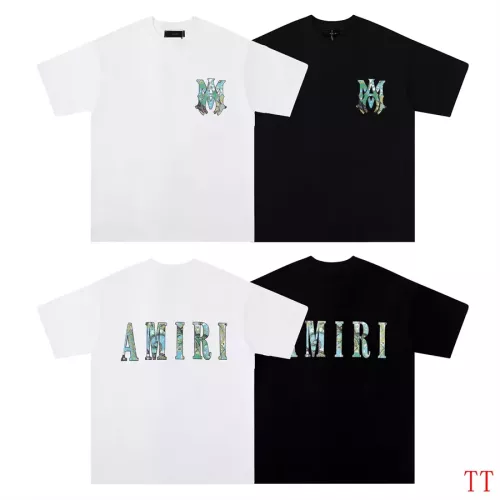 Replica Amiri T-Shirts Short Sleeved For Unisex #1350217 $29.00 USD for Wholesale