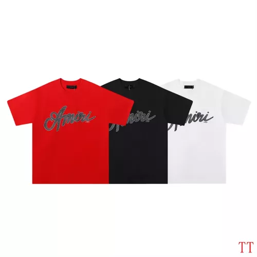 Replica Amiri T-Shirts Short Sleeved For Unisex #1350220 $29.00 USD for Wholesale