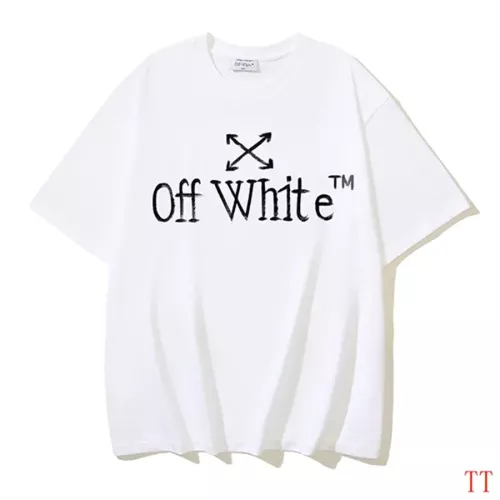 Off-White T-Shirts Short Sleeved For Unisex #1350351