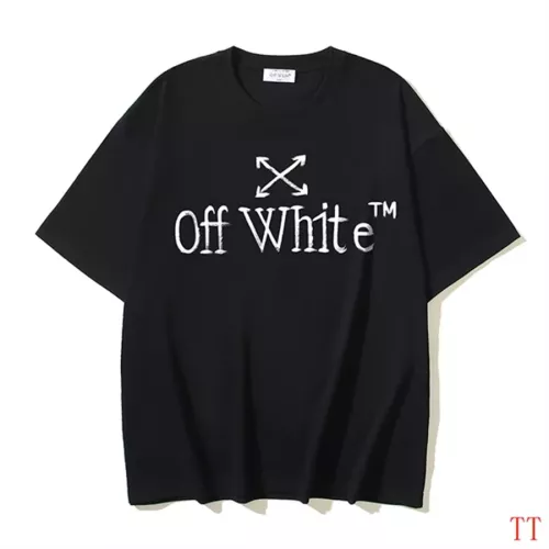 Off-White T-Shirts Short Sleeved For Unisex #1350352