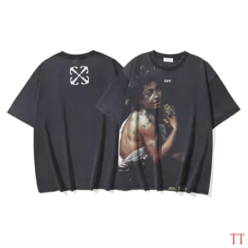 Off-White T-Shirts Short Sleeved For Unisex #1350364