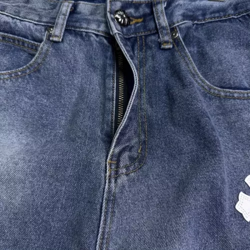 Replica Chrome Hearts Jeans For Unisex #1350688 $56.00 USD for Wholesale