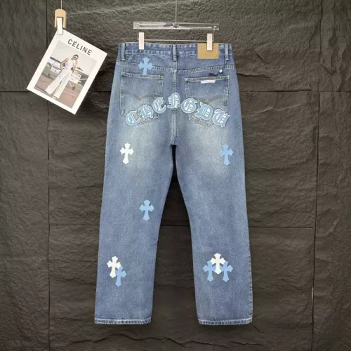 Replica Chrome Hearts Jeans For Unisex #1350689 $56.00 USD for Wholesale