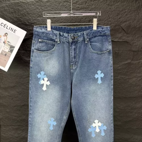 Replica Chrome Hearts Jeans For Unisex #1350689 $56.00 USD for Wholesale