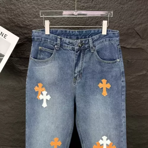 Replica Chrome Hearts Jeans For Unisex #1350690 $56.00 USD for Wholesale