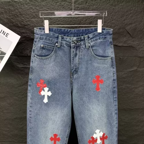 Replica Chrome Hearts Jeans For Unisex #1350691 $56.00 USD for Wholesale