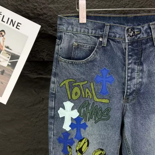 Replica Chrome Hearts Jeans For Unisex #1350693 $56.00 USD for Wholesale
