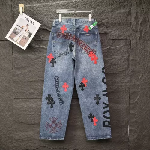 Replica Chrome Hearts Jeans For Unisex #1350699 $60.00 USD for Wholesale
