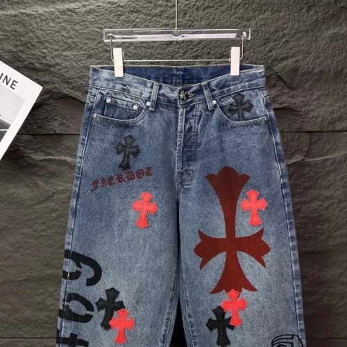 Replica Chrome Hearts Jeans For Unisex #1350699 $60.00 USD for Wholesale