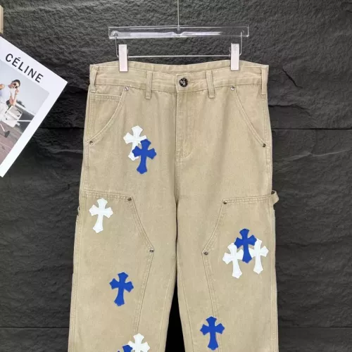Replica Chrome Hearts Jeans For Unisex #1350700 $60.00 USD for Wholesale