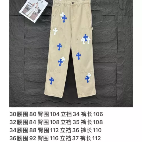 Replica Chrome Hearts Jeans For Unisex #1350700 $60.00 USD for Wholesale