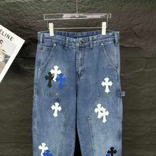 Replica Chrome Hearts Jeans For Unisex #1350701 $60.00 USD for Wholesale