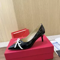 $102.00 USD Valentino High-Heeled Shoes For Women #1341641