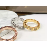 $25.00 USD Bvlgari Rings In Rose Gold For Women #1345191